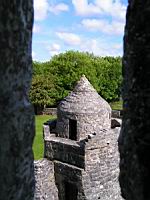 Irlande, Co Galway, Killarone, Aughnanure Castle, Tour ronde vue depuis le 1er etage